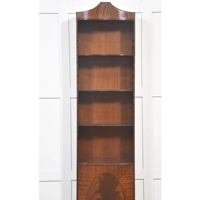 Mahogany Open Bookcase, 1890s For Sale - Image 9 of 11