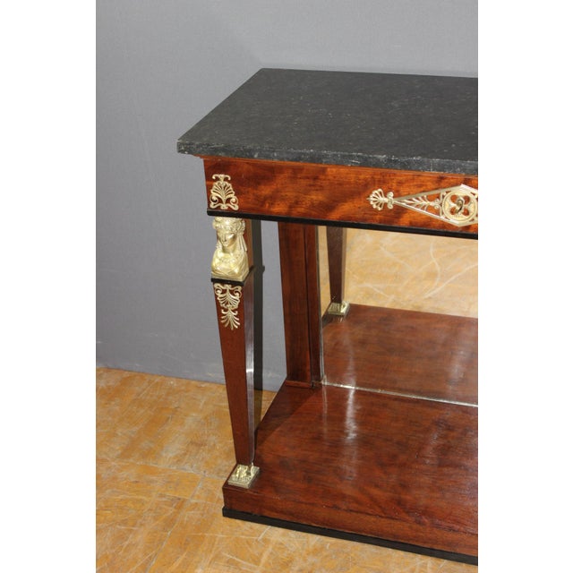 Antique Mahogany Console Table, 1800s For Sale - Image 12 of 15