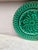 French Country French Green Majolica Plate Salins, Circa 1890 For Sale - Image 3 of 7