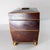 Mid 19th Century 19th Century English Regency Sarcophagus Form Tea Caddy Box in Mahogany Veneer For Sale - Image 5 of 12