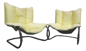 Vintage Italian Armchairs, 1970s, Set of 2