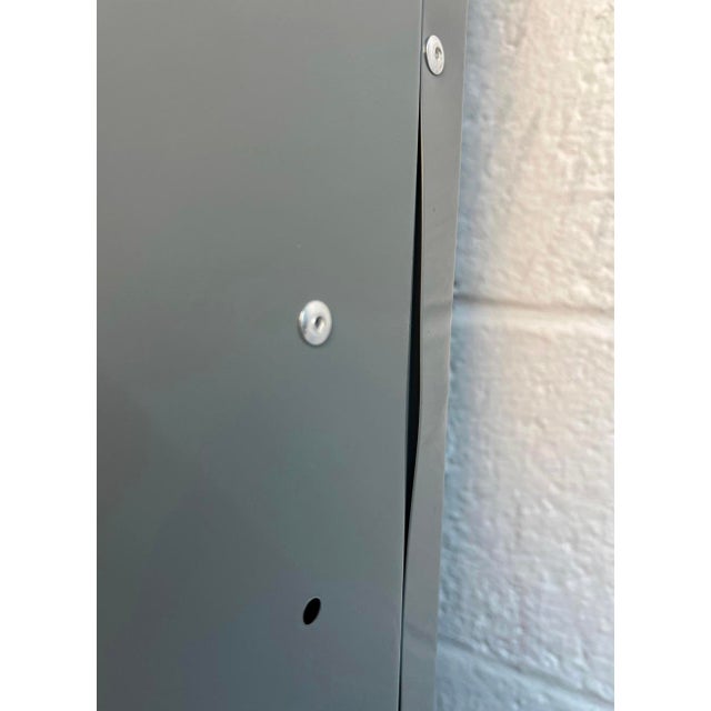 Late 20th Century Pair of Two Tall Industrial Lockers For Sale - Image 12 of 15