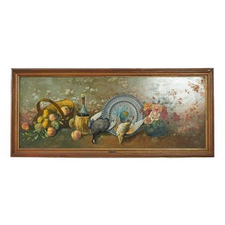 L. Tassinari, Still Life, Oil on Panel For Sale