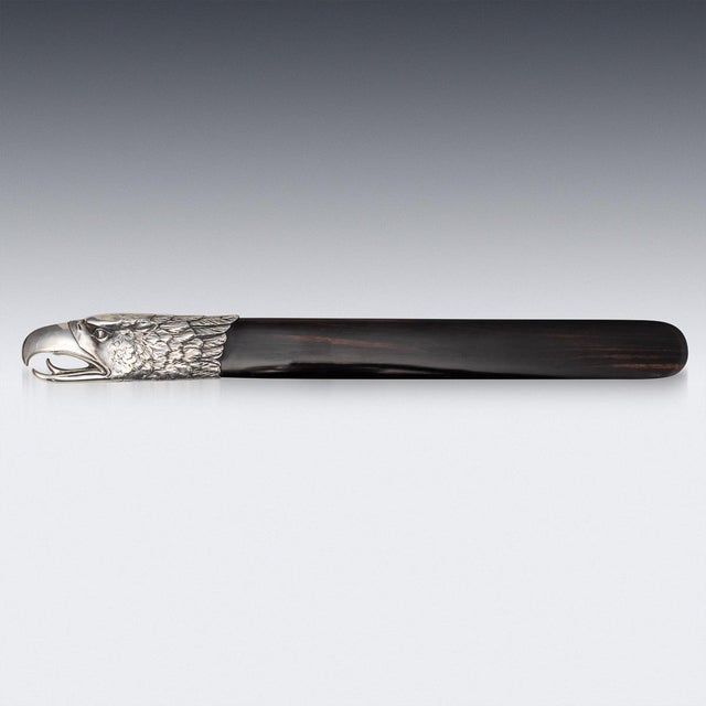 Antique Dutch Silver Paper Turner by Thomas H Saakes, 1910s For Sale - Image 12 of 16