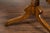 Brown English 1870s Oak Tilt-Top Table with Turned Pedestal and Tripod Scrolling Feet For Sale - Image 8 of 9