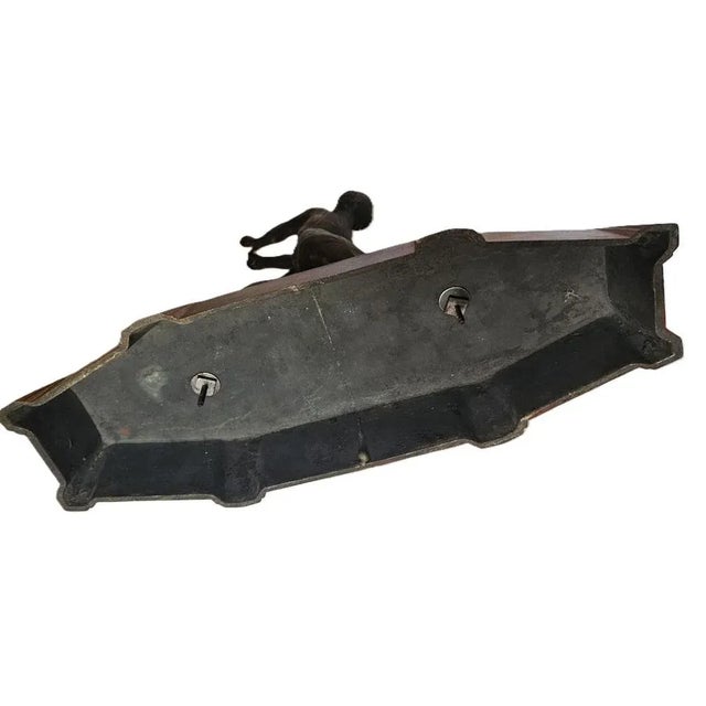 Metal French Art Deco Balloon Dancer Lamp, 1930s For Sale - Image 7 of 18