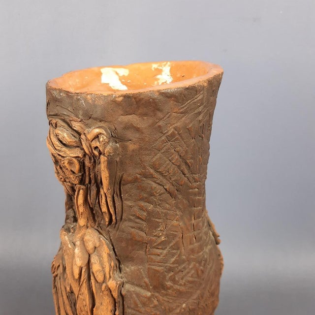 Vintage Terracotta Vase by Graziani Frido Pietrasanta, 1970s For Sale - Image 11 of 14