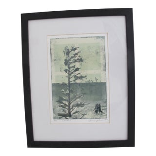 Stirling Gorsuch Limited Edition Oregon Coast Tree Landscape Print Conduit For Sale