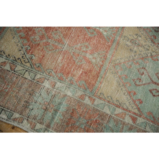 Vintage Distressed Oushak Rug Runner - 5'6" x 11'10" For Sale In New York - Image 6 of 12