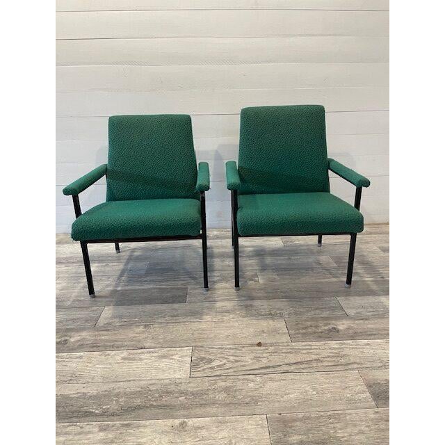 Black Vintage Belmondo Chairs, 1975, Set of 2 For Sale - Image 8 of 10