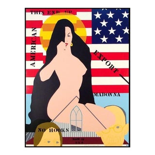 1980 "Export Madonna" Pop Art Style Figurative Screen Print by Allan D'Arcangelo For Sale