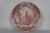 Metal Late 20th Century Riproduzioni Red Porcelain Transferware Plates Platter With Hanging Racks- Set of 7 For Sale - Image 7 of 10