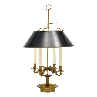 Vintage Empire Style, Large French Bouillotte Lamp For Sale