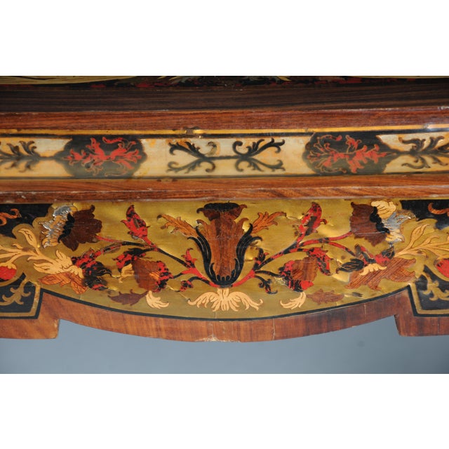 Boulle Inlaid Table in Wood For Sale - Image 3 of 18