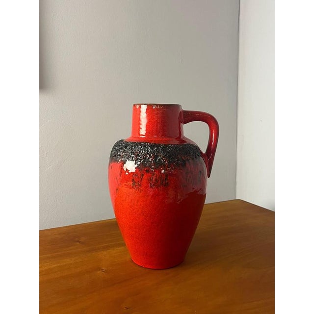 Red Fat Lava Model 223 Carafe from Kreutz Keramik For Sale - Image 10 of 10