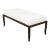 Mid Century Modern Walnut in White Boucle For Sale