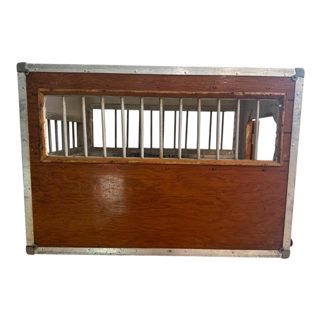 1960s Kroyer Crates Dog Handlers’ Guild Wood and Metal Travel Kennel For Sale - Image 10 of 12