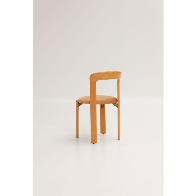 Wood Chairs 3300 by Bruno Rey for Dietiker Switzerland, 1970s, Set of 4 For Sale - Image 7 of 14
