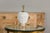 Mid-Century Modern Mid 20th Century Italian White Pottery Table Lamp on Lucite Base For Sale - Image 3 of 12