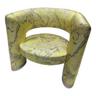 Via Del Corso Chair in Yellow Print by Man of Parts For Sale