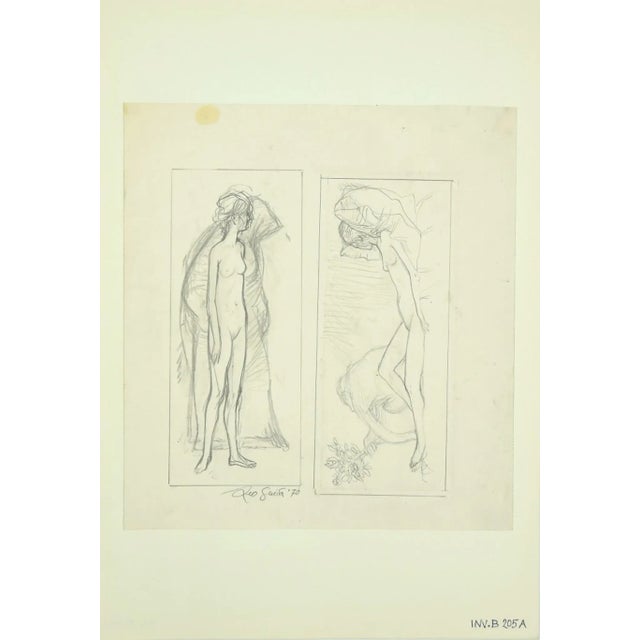 Sibyl Study is an original Contemporary artwork realized in 1970 by the italian artist Leo Guida. Original drawing on...