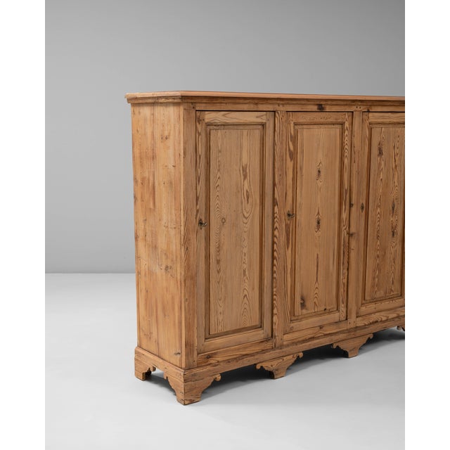 Mid 20th Century French Provincial Pine Three-Door Buffet For Sale In Greensboro - Image 6 of 18