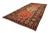 Mid-Century Modern Mid 20th Century Orange & Brown Large Vintage Kilim Rug For Sale - Image 3 of 7