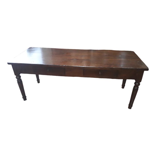 Antique Walnut Dining Table For Sale