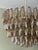 Sand-Colored Murano Glass Poliedri Chandelier in the style of Scarpa For Sale - Image 9 of 13