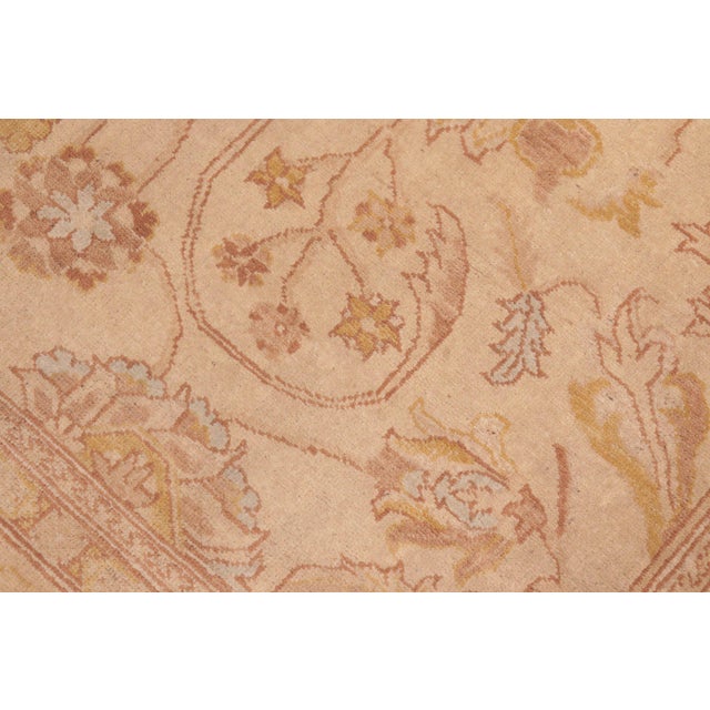 Textile Boho Chic Beige/Tan Wool Rug - 6'6'' X 8'0'' For Sale - Image 7 of 10