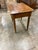 Rustic European 19th Century Side Table Chestnut Wood From France For Sale - Image 3 of 4