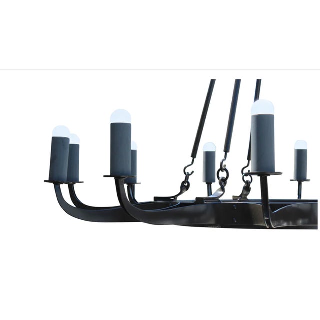 Mid-Century Modern Lucca Studio Sebastian Chandelier 12 Light For Sale - Image 3 of 7