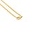 14k Gold Sapphire Bezel Set Pendant Chain Necklace For Sale - Image 9 of 13