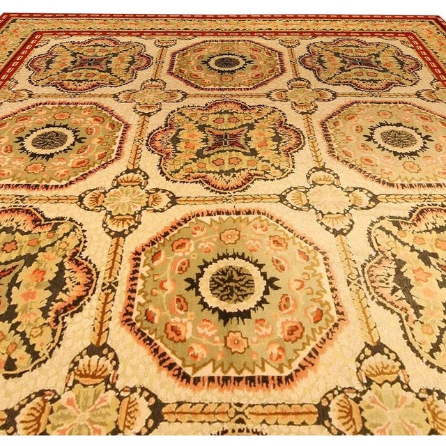 Modern Contemporary Bessarabian Floral Design Handmade Wool Rug by Doris Leslie Blau For Sale - Image 3 of 6