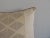 Vintage Gold & Silver Silk Woven Obi Decorative Bolster Pillow For Sale - Image 4 of 7