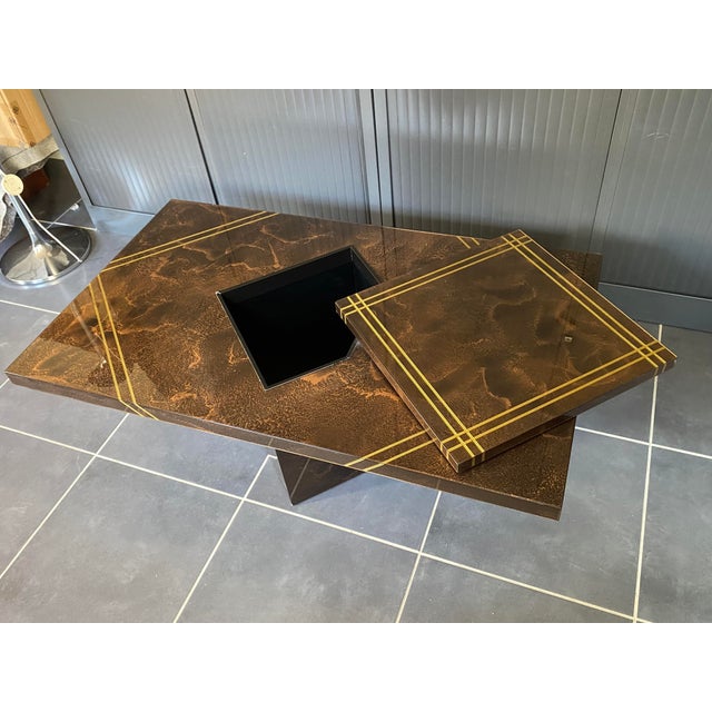 Ligne Roset Vintage Bar Coffee Table by Guy Lefèvre for Ligne Roset, 1970s For Sale - Image 4 of 18