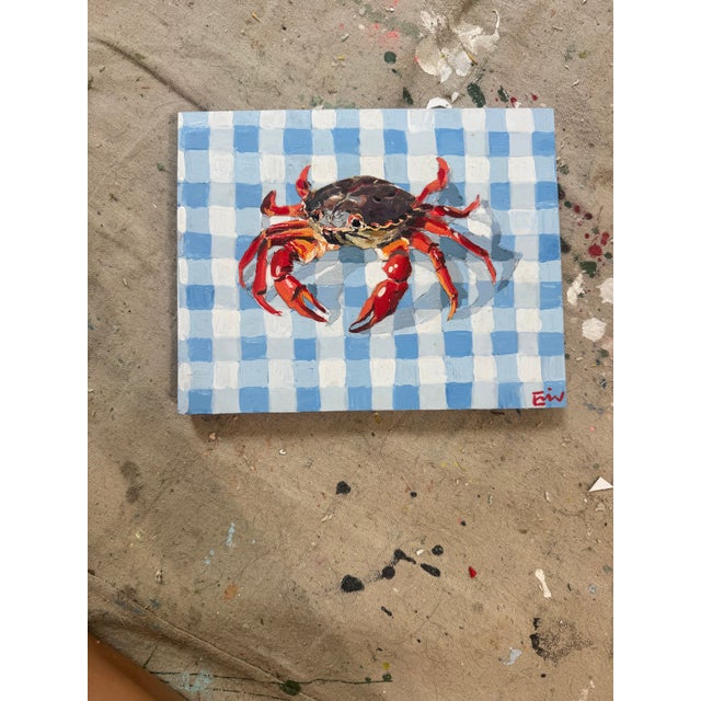 “Nantucket Crab” Acrylic Painting For Sale - Image 10 of 10