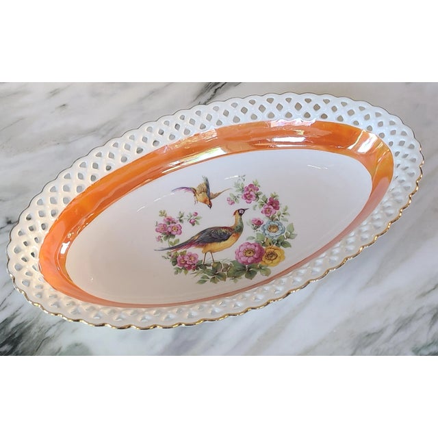 LastChance!Vintage Schumann Bavaria Reticulated Bowl For Sale - Image 12 of 12