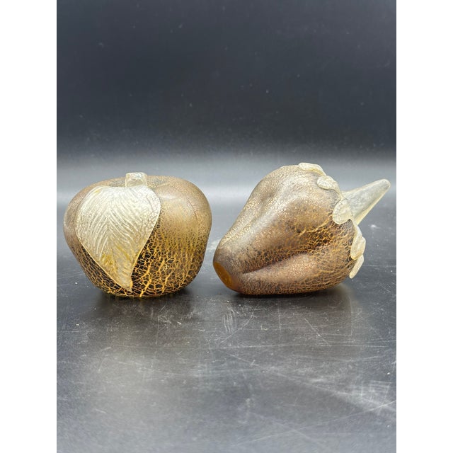 Murano Glass Fruit Apple and Strawberry from Toso, 1970s, Set of 2 For Sale - Image 13 of 14