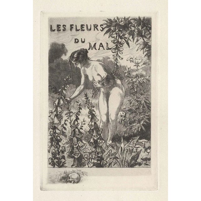 Les Fleurs du Mal is an original series of 12 etching, realized by Martin Van Maele in 1917, illustrations for Charles...
