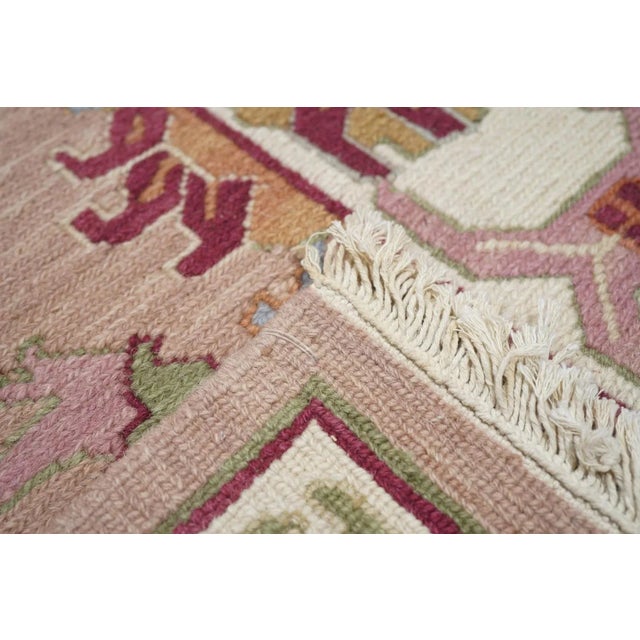 Beige Sumak Rug 4'1'' X 6'1'' For Sale - Image 8 of 9