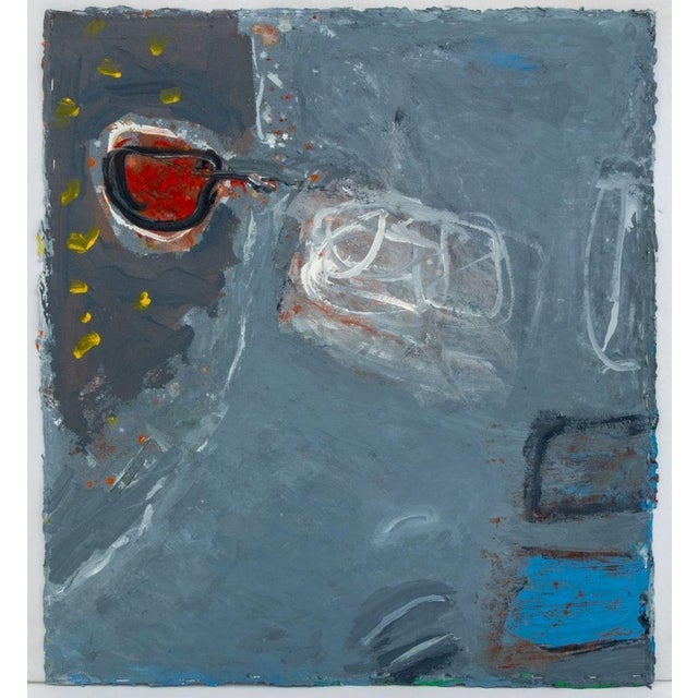 Contemporary Elfi Schuselka Two-Sided Abstract Composition Oil For Sale - Image 3 of 4