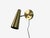 Metal Mid-Century Modern Markslöjd, Swedish Modern, Wall Lights, Brass - Pair For Sale - Image 7 of 10