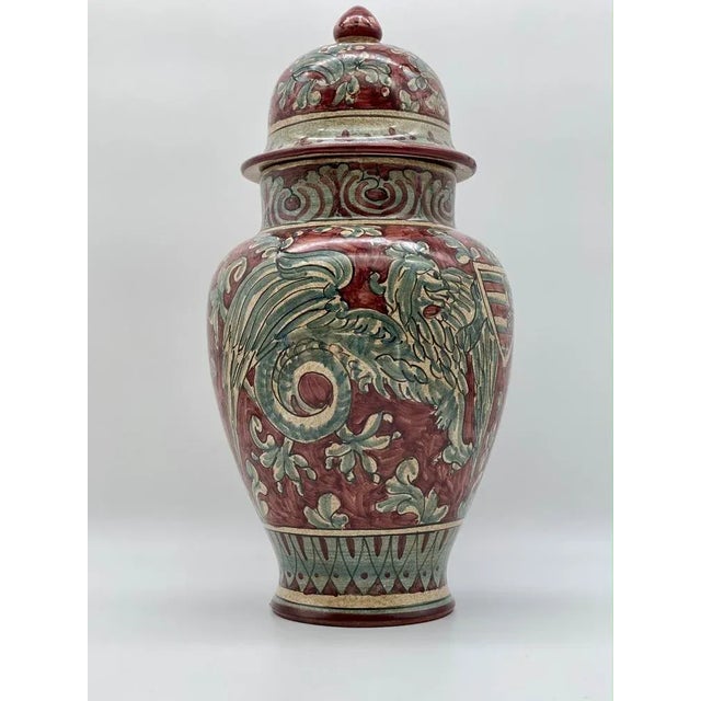 Numbered Series Pharmacy Vase by Biagioli for Umbria, Italy, 1950s For Sale - Image 4 of 9