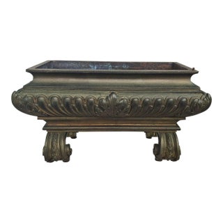 Important 17thc French Louis XIV Gilt Bronze Sphynx Sculpture and Stacked Associated Components - Jardiniere For Sale
