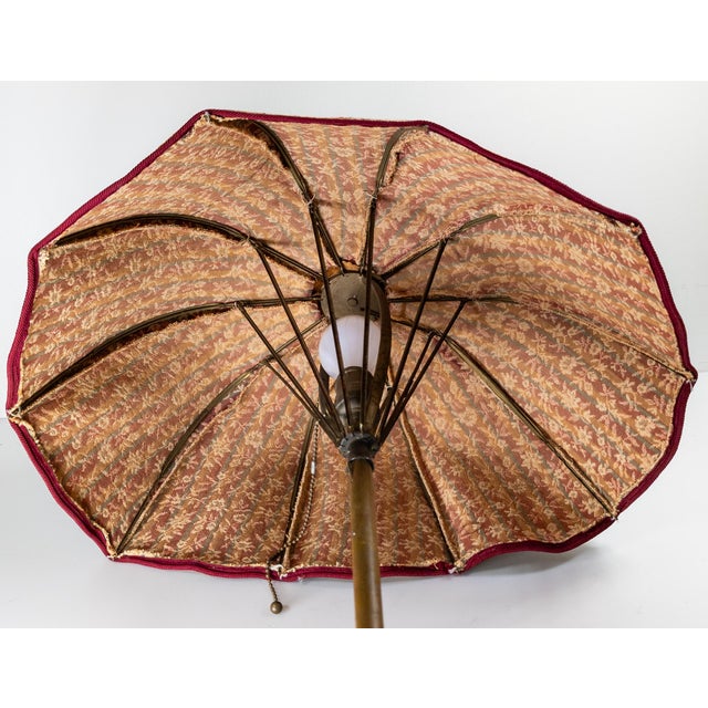 19th Century Victorian Decorative Umbrella Table Lamp by r.b. & Co. For Sale - Image 9 of 12