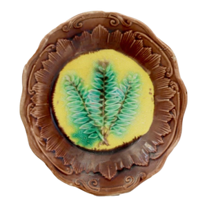 Antique French Majolica Serving Dish