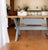 Painted X Shaped Writing Table in Fir For Sale - Image 5 of 18