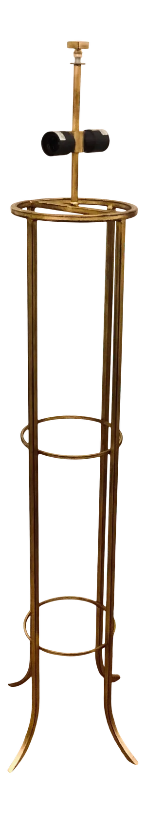 Baker Milling Road Antique Brass Finished Floor Lamp