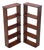 Antique Mahogany Wall Bookcases, 1900s, Set of 2 For Sale
